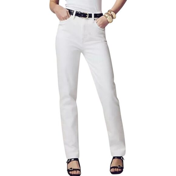 J. Crew white classic straight High Rise Jeans Size 26 style BX976 New with Tags - Picture 1 of 11
